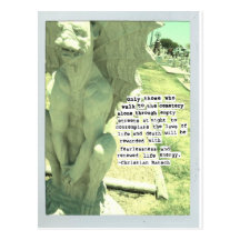 Carte postale statuaire