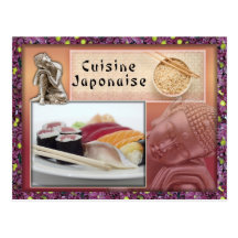 Carte postale sushi