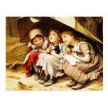Carte postale :  Trois petits chatons