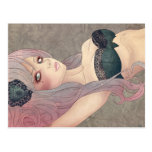 Carte postale victorienne de lingerie