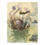 Carte postale vintage de féerie
