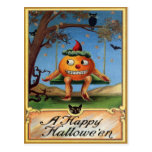 Carte postale vintage de Halloween