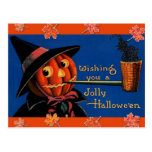 Carte postale vintage de Halloween