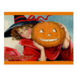Carte postale vintage de Halloween