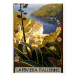 Carte postale vintage de la Riviera d'Italien