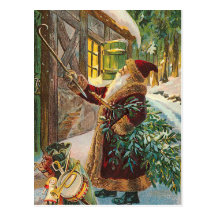 Carte postale vintage de Noël