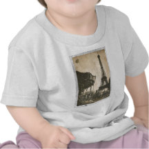 Carte postale vintage de Paris, Tour Eiffel T-shirts