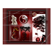 Carte postale Zen Japonais