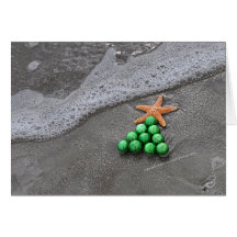 Carte pour notes chic de plage
