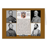 Carte pour notes d'adresse des Présidents Day Trib