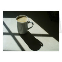Carte pour notes du café #4 bonjour