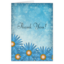 Carte pour notes floral de Merci d'acclamation ble