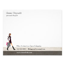 Carte pour notes sophistiqué de client bristols