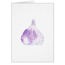 Carte pourpre d'ail