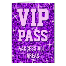 Carte pourpre de Saint-Valentin de "passage de VIP