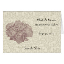 Carte rose de faire-part de mariage de crème de bo