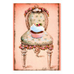 Carte rose de profil d'affaires de boulangerie de  carte de visite