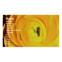 Carte rose de profil de fleurs cartes de visite professionnelles