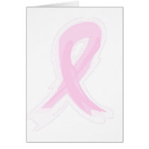 Carte rose de ruban cartes