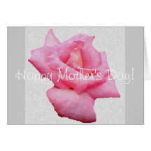 Carte rose pour la maman