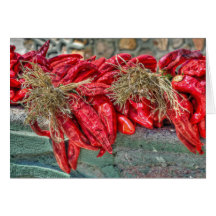 Carte rouge de piments