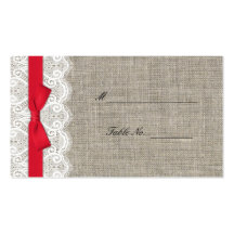 Carte rouge d'endroit de réception d'arc et de den carte de visite
