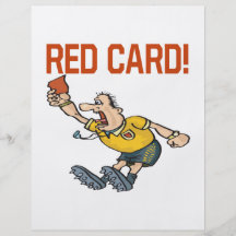 Carte rouge prospectus personnalisés