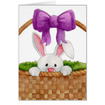 Carte semi-transparente de lapin cartes