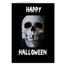 Carte SQUELETTIQUE de PLAISANTERIE de HALLOWEEN