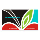 Carte-Turquoise des affaires du professeur de coeu Modèle De Carte De Visite