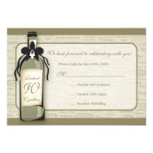 Carte variétale et lunatique de vin de la bouteill faire-parts