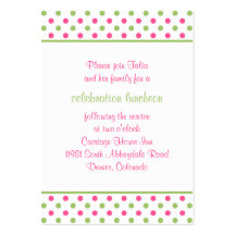 Carte verte rose de réception de bat mitzvah de po carte de visite