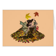 Carte vierge de Faery d'automne de KRW
