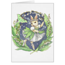 Carte vierge du muguet