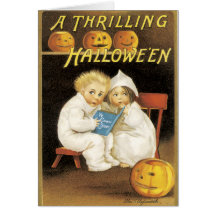 Carte vintage de Halloween