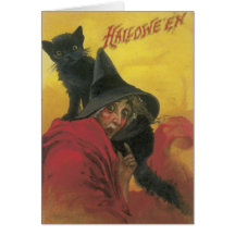 Carte vintage de Halloween