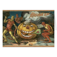 Carte vintage de Halloween