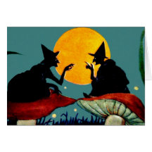 Carte vintage de Halloween