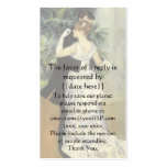 Carte vintage de réponse, danse de ville par Renoi Modèle De Carte De Visite