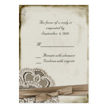 Carte vintage de RSVP Cartes De Visite Personnelles