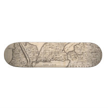 Carte vintage des Great Lakes (1733) Plateau De Skate