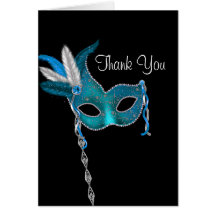 Cartes bleues turquoises de Merci de partie de mas