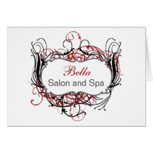 cartes chics noires et blanches rouges de Merci d'