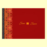 cartes chinoises orientales du faire-part de maria invitations