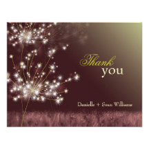Cartes crépusculaires de Merci de mariage de pisse Invitations