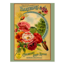 Cartes d'art de Barteldes Colorado Seed Company Cartes Postales