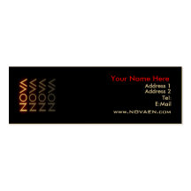 Cartes de contact de NOVA Cartes De Visite Professionnelles