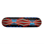 Cartes de drapeau des États-Unis de perspective Plateau De Skateboard