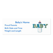 Cartes de faire-part de BÉBÉ Cartes De Visite Professionnelles