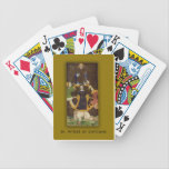 Cartes de jeu avec la roue de tarot de l'image de  jeux de cartes